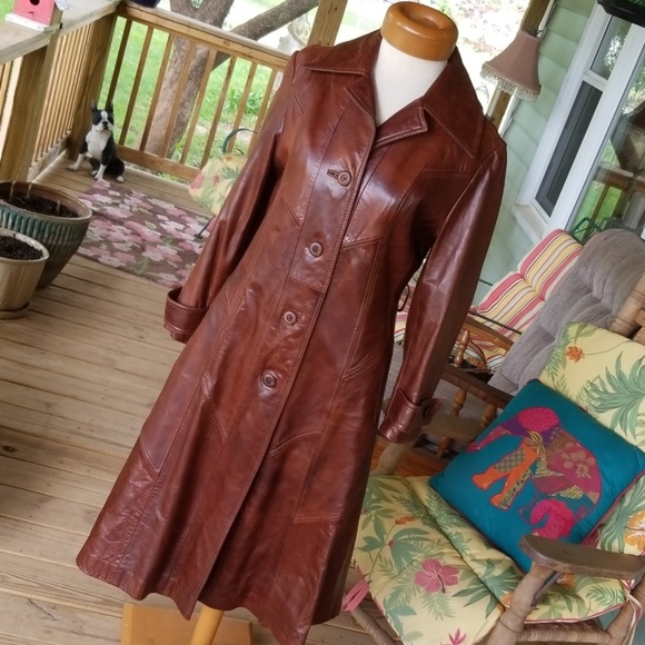 Skin Gear Leather Coat 